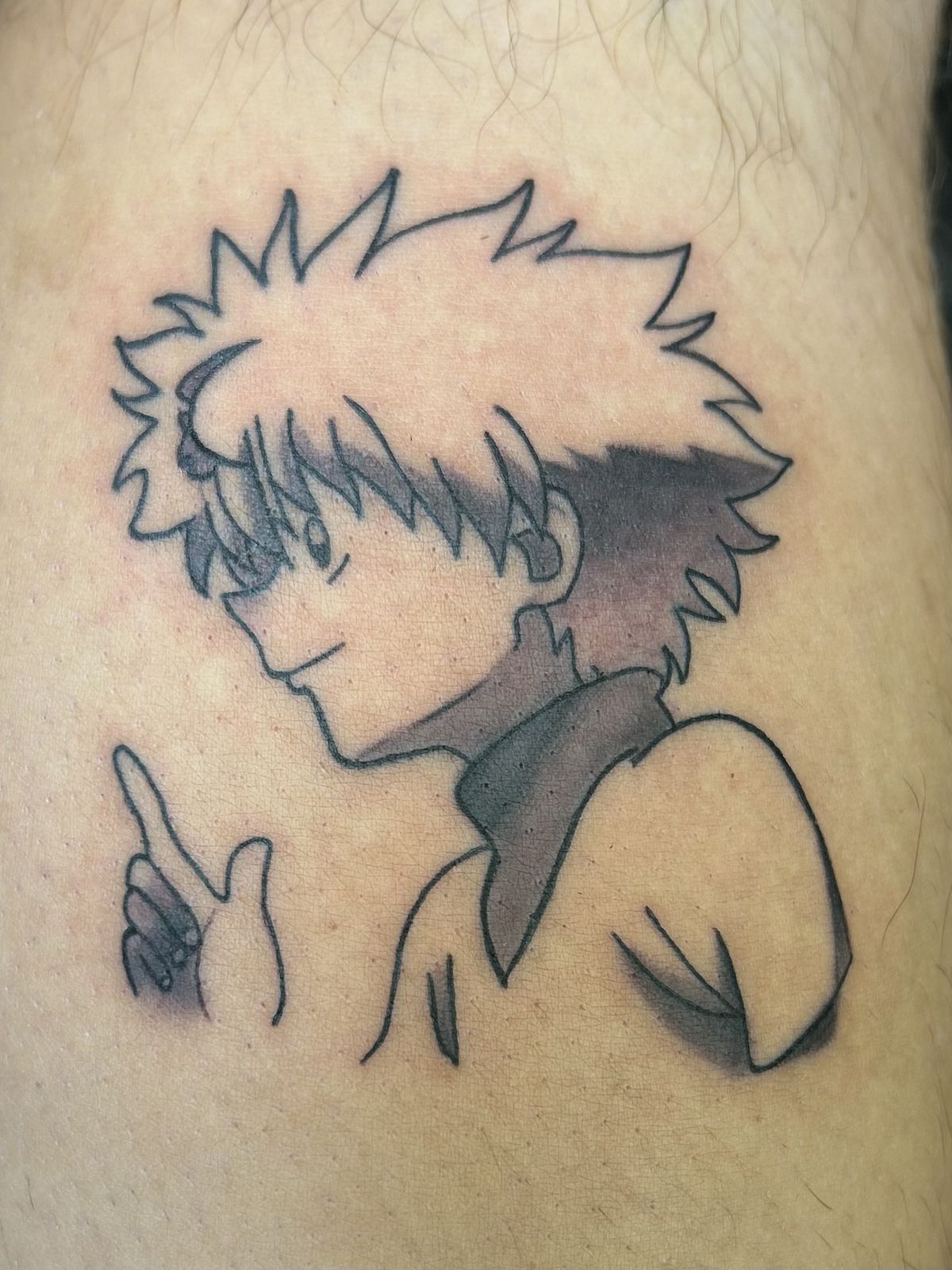 Killua anime tattoo